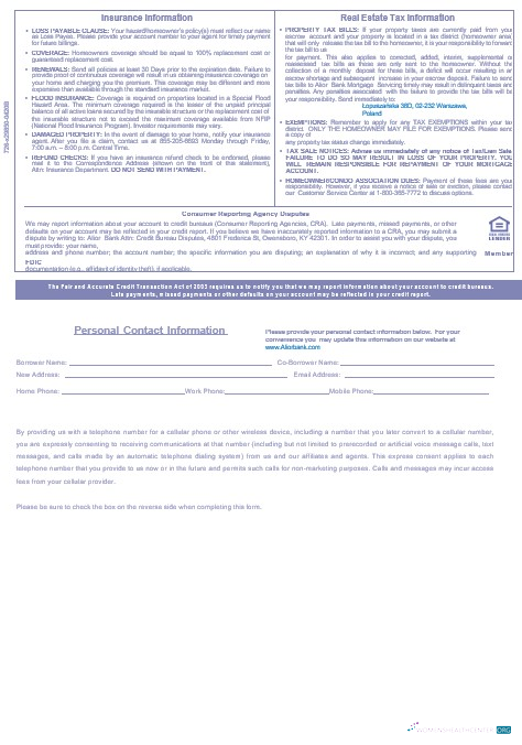 Download Poland Alior mortgage statement in Word and PDF formats 3 Photoshop template